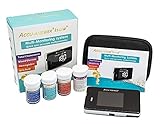 Accu-Answer Blood Glucose Cholesterol Uric Acid and Hemoglobin Monitoring Device
