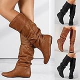 Weitschaftstiefel Damen Herbst Schaft Weite H Winter Winterstiefel Weitschaftstiefel...