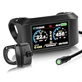 E-Bike 750C Display, 5-poliger wasserdichter E-Bike-Computer, Touch-Screen-Display,...