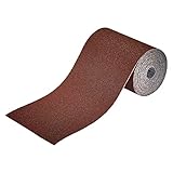 wolfcraft Schleifpapierrolle für Holz/Metall 5 m x 115 mm I 1774000 I Zum Schleifen von...