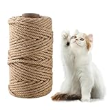 Sisalseil Für Kratzbaum，6MM X 60M Sisalseil，Natur Sisal Seil，Sisal Kratzbaum Schnur...