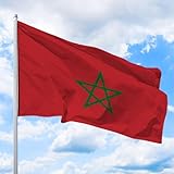 Deitert Flagge Marokko - Hissfahne Quer 120 x 80 cm