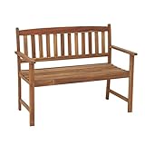 greemotion Bank Borkum akazie, 2-Sitzer aus FSC® zertifiziertem Akazienholz,...