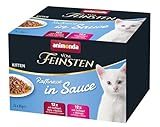 vom Feinsten Kitten Katzenfutter nass Raffinesse Sauce (24x85g),Katzen...