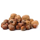 Natural Food - Walnüsse und Haselnüsse in der Schale - 2 x 2,5kg - Nussmischung, Nüsse...