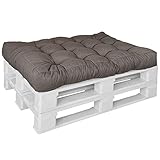 DILUMA Palettenkissen Europaletten - Sitzkissen - Lounge Kissen - 1x Palettensitzkissen...