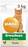 IAMS for Vitality Katzenfutter trocken Huhn - Trockenfutter für Katzen im Alter von 1-6...