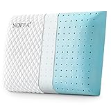 NOFFA Dünnes Kühlkissen zum Schlafen Erwachsene, Eisseide Gel Memory Foam Kopfkissen...