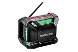 Metabo Akku Baustellenradio R 12-18 (DAB+, Bluetooth, ohne Akku, LCD Display,...