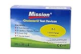 Mission 3 in 1 Cholesterin Teststreifen 5 Stück | zur Messung der...