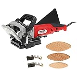 WALTER Flachdübelfräse 900 W, Nutfräse, Fräsmaschine Holz, mit 60...