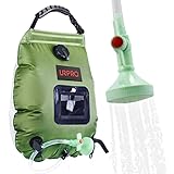 URPRO Solar Duschtasche, 5 Gallonen/20L Tragbare Outdoor Solarheizung Premium Camping...