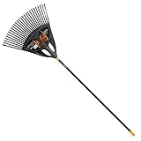 Fiskars Laubbesen, 27 Zinken, Breite: 65 cm, Kunststoff-Zinken/Aluminium-Stiel,...