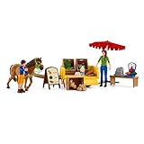SCHLEICH 42528 Mobiler Farm Stand, ab 3 Jahren, Farm World - Spielset, 21 Teile