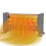 ICQN Infrarot Standheizstrahler, Für Räume bis 10m², 900 W, IP20, Elektroheizung, 135...
