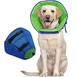 Kuoser Halskrause Hund,Bequem leckschutz Hund,Schutzmaßnahmen schutzkragen Hund,...