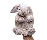 Uni-Toys - Handpuppe Hase - 24 cm (Höhe) - Plüsch-Puppe, Kaninchen - Plüschtier,...