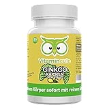 Ginkgo Biloba Kapseln - hochdosiert - 120mg (50:1) Ginkgo-Extrakt - Qualität aus...
