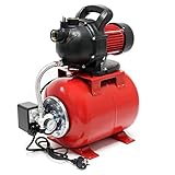 Hauswasserwerk Gartenpumpe 1000 Watt 3500 l/h mit Druckschalter und Manometer