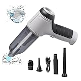 MELLYD Wireless Car Vacuum Cleaner, Kabellos Wiederaufladbar Mini Tischstaubsauger Starke...