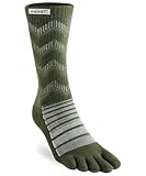 Injinji Outdoor-Socken aus Merinowolle, mittelschwer, Wald, Large