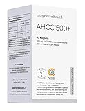 AHCC 500+, authentische AHCC-Kapseln - Shiitake-Pilzextrakt mit zugesetztem...