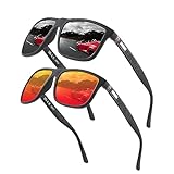 Perfectmiaoxuan Polarisierte Sonnenbrille Herren/Damen ; Vintage/Klassisch/Elegant...