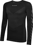 Hummel Herren First Seamless Jersey L/S Trikot, Schwarz, M-L EU
