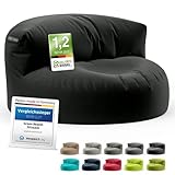 Green Bean Sitzsack Sofa mit Füllmaterial - Lounge im Sitzsack-Design 90x50cm...