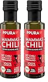 PPURA Bio Natives Olivenöl Extra Mammas Chili | Italienisches Oliven Öl mit Chili,...