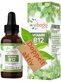 Vihado Natur Vitamin B12 hochdosiert - 2x-Aktiv Tropfen Komplex - Innovation:...
