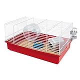 Ferplast Hamsterkäfig, Nagerkäfig, Kleintierkäfig, Hamsterzubehör inklusive, 46 x 29,5...
