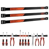 CCLIFE 3tlg Magnetleiste Werkzeug 60cm MAX 69KG Magnetschiene Magnetisch...