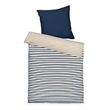 TOM TAILOR Perkal-Bettwäsche, 80x80 cm + 135x200 cm, 100% Baumwolle/Perkal, mit...