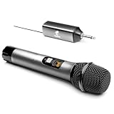 TONOR Wireless Microphone Kabellos, Drahtloses UHF Mikrofon Set für Karaoke 60m...