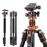 K&F Concept 200cm Stativ, Aluminium Kamera Stativ, K234A7(S210) Tripod mit...