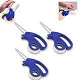 Schere und integrierter transparenter Klebebandabroller, 2-in-1 scharfe Schere mit...