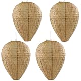 fairytell Wespennest-Attrappen Set, 4 Stück, Wetterfeste Künstliche Hornissennester zur...