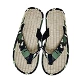 Flip Flops Herren 44 - Sandalen Herren Sommer Leicht Stoff Tarnung Textil Flipflops...