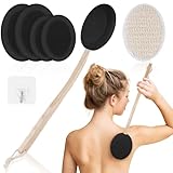 URAQT Eincremehilfe für Rücken,7-teiliges Set Rückeneincremhilfe, mit 4 austauschbaren...