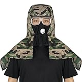 Atmungsaktive Sonnenschutzhauben mit eingebauter Brille, winddicht, für Baustellen und...