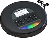 KLIM Nomad - Tragbarer CD-Player Discman mit langlebigem Akku - Inklusive...
