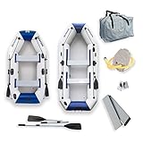 HOME DELUXE - Schlauchboot Pike Small inkl. Motor - Material: strapazierfähiges PVC-...