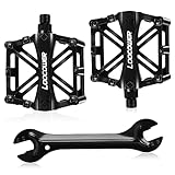 Loocower Fahrrad Radfahren Bike Pedale, Neue Aluminiumlegierung Anti Skid Mountain Pedale...