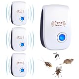 Ultraschall Schädlingsbekämpfer, 4 Stück Mückenschutz Ultraschall, Elektronische...