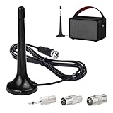 UKW/DAB+/DAB Antenne Zimmerantenne, Radioantenne Digitale Radio Antenne Verstärker...