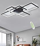 LED Deckenleuchte Einfache Moderne Deckenlampe Wohnzimmer Atmosphärische Rechteckige...