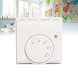 Raumthermostat, 220V Mechanischer Raumthermostat Temperaturregler Klimaanlage...