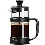 ParaCity French Press Kaffeebereiter 350ml, Kaffeepresse aus Edelstahlfilter und...