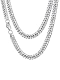 ChainsHouse Kette für Herren Panzerkette Damen Edelstahl Halskette 46cm Männer...
